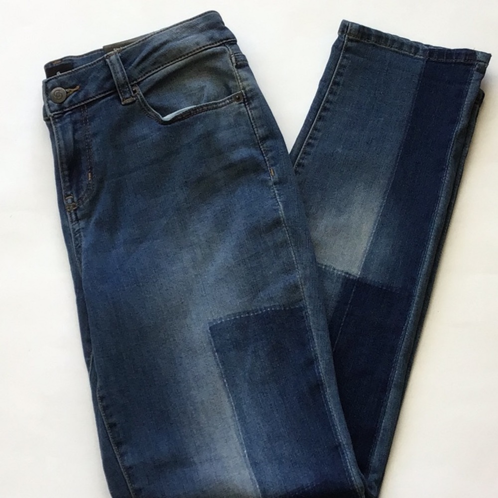 Dressbarn High Rise Patchwork Jeans - Picture 6 of 11